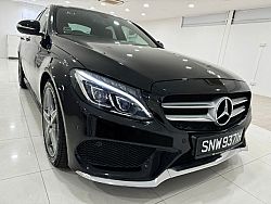 Mercedes Benz C250 AmgLine R18 Led 2015 Black